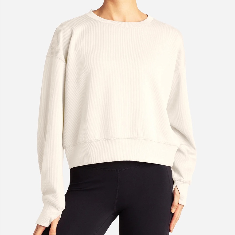 Everlane Cream Crewneck Sweatshirt